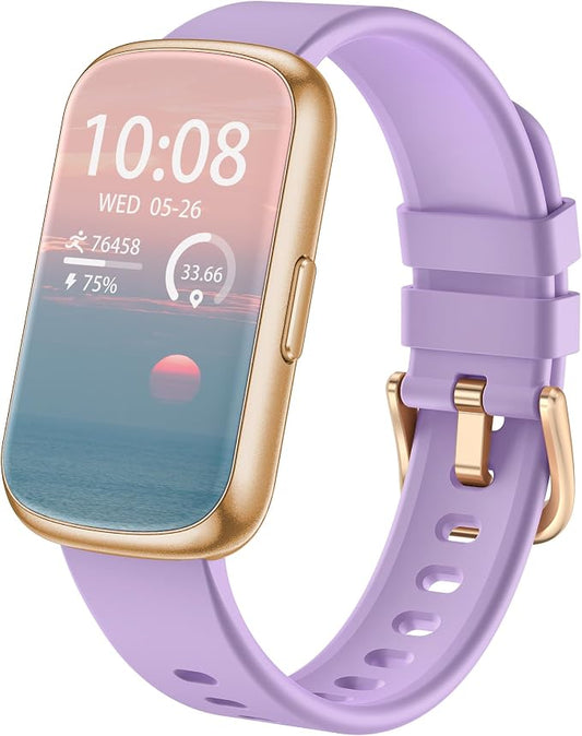 Fitness Tracker, Smart Watches for Women Men by RLQASmartWearables