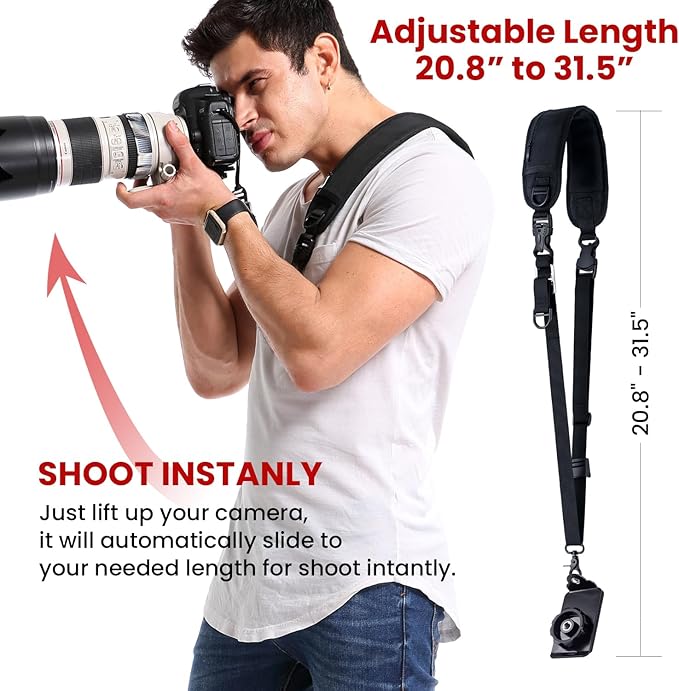 Waka Rapid Camera Neck Strap - Image 6