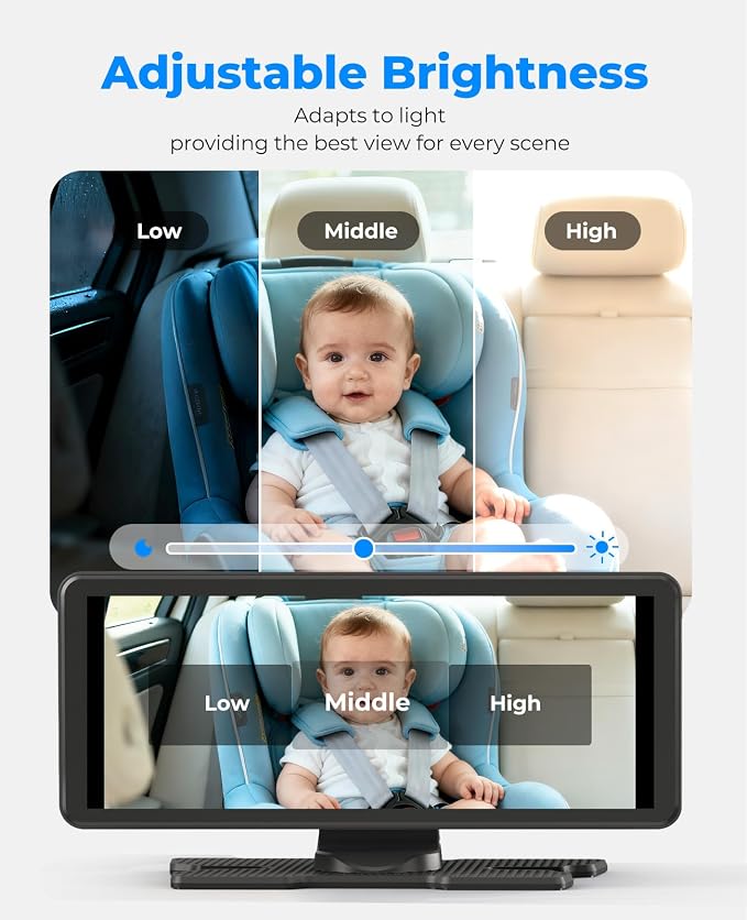 LUCKVIEW BM5PRO 7.2" 1080P HD Baby Car Camera - Image 7