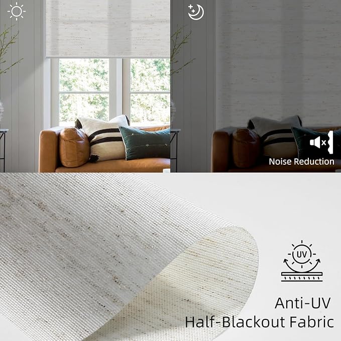 SmartWings Light Filtering Motorized Roller Shades Work - Image 4