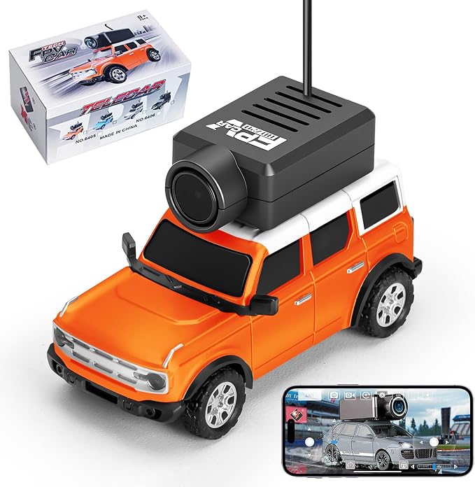 WLtoys 1:64 Mini RC Cars, 2.4G FPV Remote Control Toy Car by Hylukon
