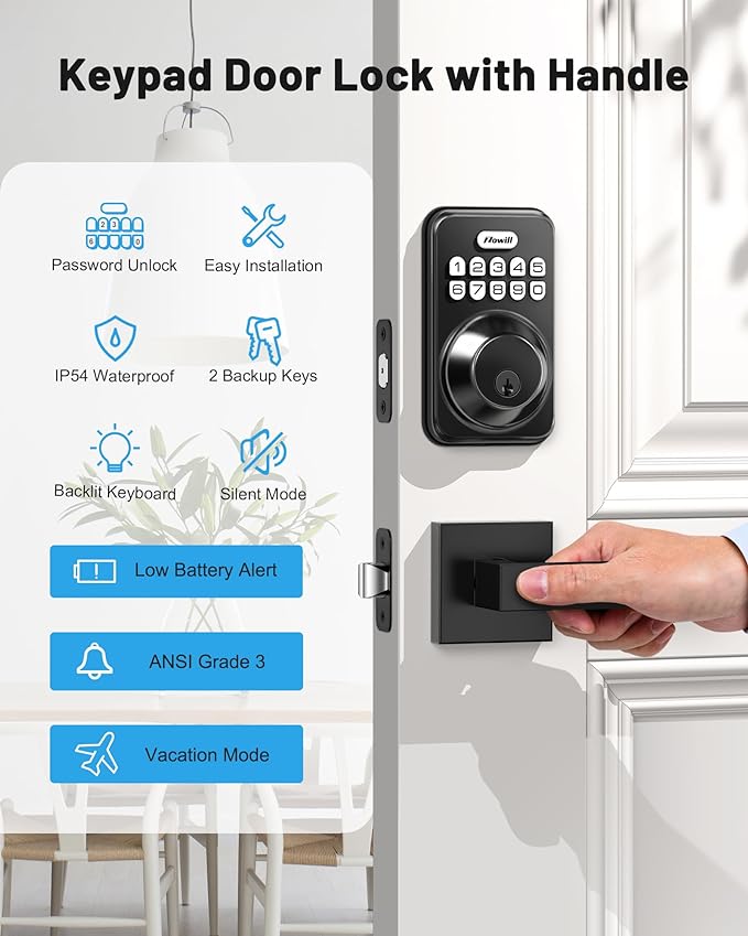 Zowill Keyless Entry Door Lock - Image 5