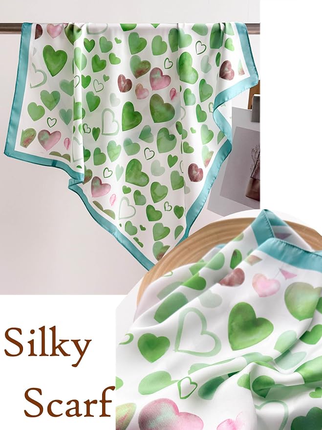 Silky Scarf for Women Lightweight Satin Bandanas Neck Hair Wrap For Sleeping - Image 6