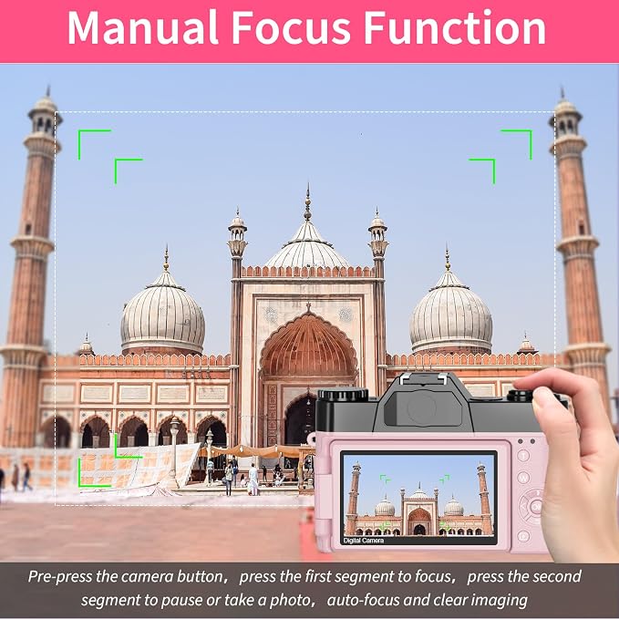 VETEK Digital Cameras for Photography, 4K 48MP Vlogging Camera 16X Digital Zoom - Image 7