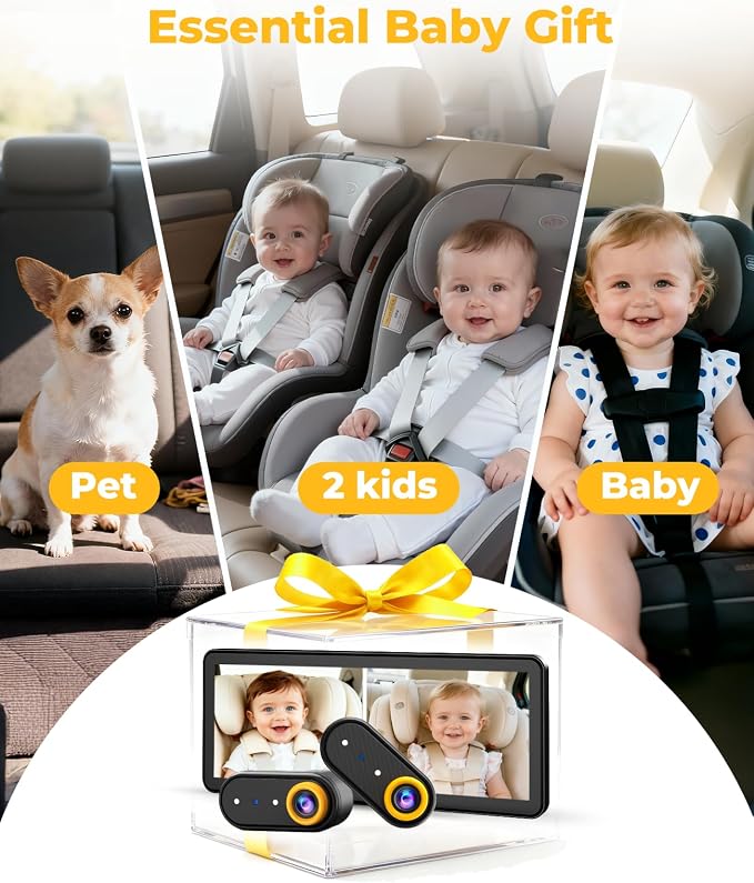 LUCKVIEW BM5PRO 7.2" 1080P HD Baby Car Camera - Image 8