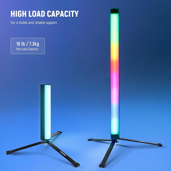 NEEWER Metal Mini Tripod Base for TL120C TL60 CL124 Tube Light Wand Stick - Image 4
