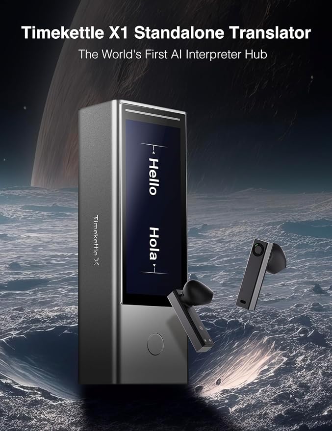 Timekettle X1 AI Interpreter Hub — 40-Language, Two-Way Translation Device - Image 2