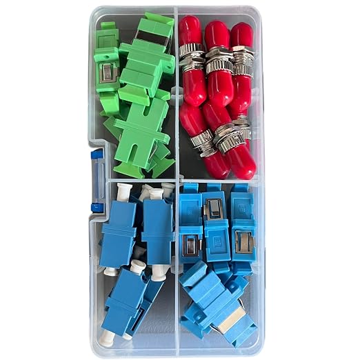 Fibershack - Fiber Optic Coupler Kit - Fiber Optic Connector Kit Includes 26 by Fibershack