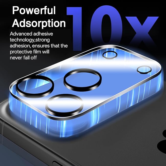 Wiaocit 3 Pack Tempered Glass Camera Lens Protector - Image 3