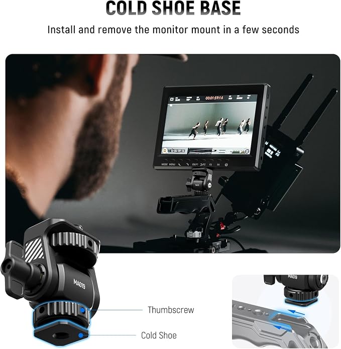 NEEWER Field Monitor Mount Holder - Image 7