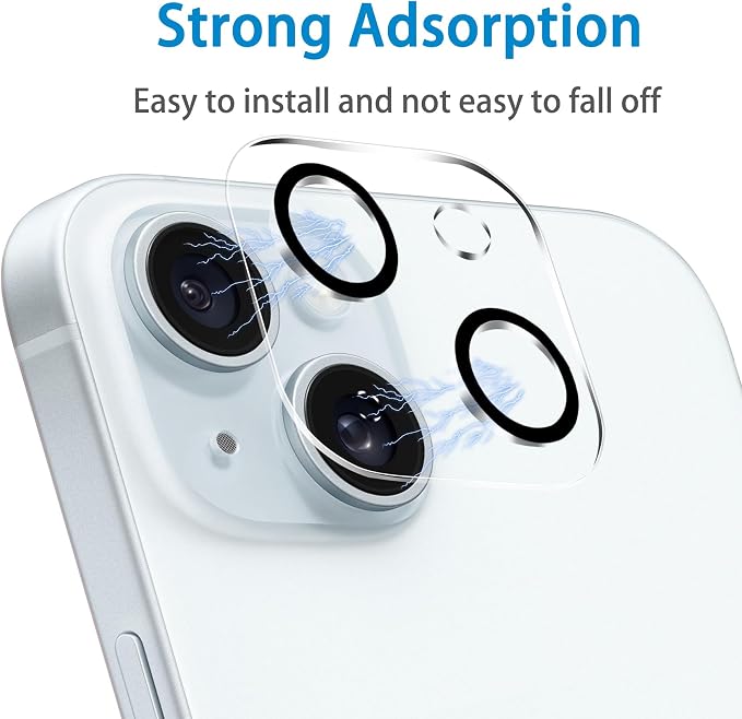 Dengduoduo 3 Pack Tempered Glass Camera Lens Protector - Image 6