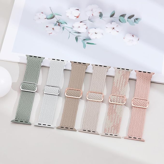6 Pack Braided Stretchy Bands Compatible - Image 6