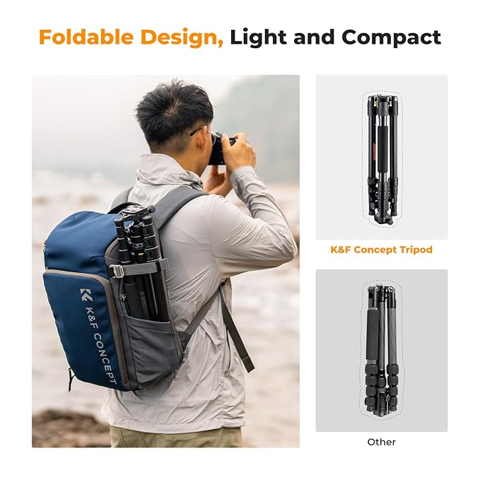 K&F CONCEPT Camera Tripod，72" Aluminum Tripod - Image 7