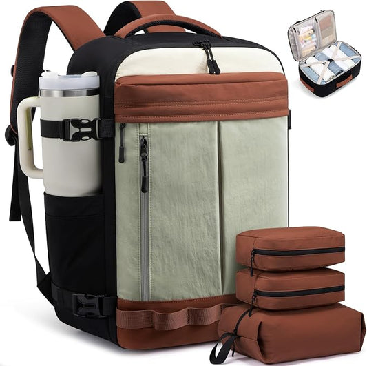 LOVEVOOK 40L Travel Backpack for Women Men, Airline Approved Carry On Luggage by LOVEVOOK