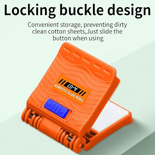 A-07 1PCS Equipped with 10 Replacement cores Fiber Optic Cleaning Wipe - Image 4