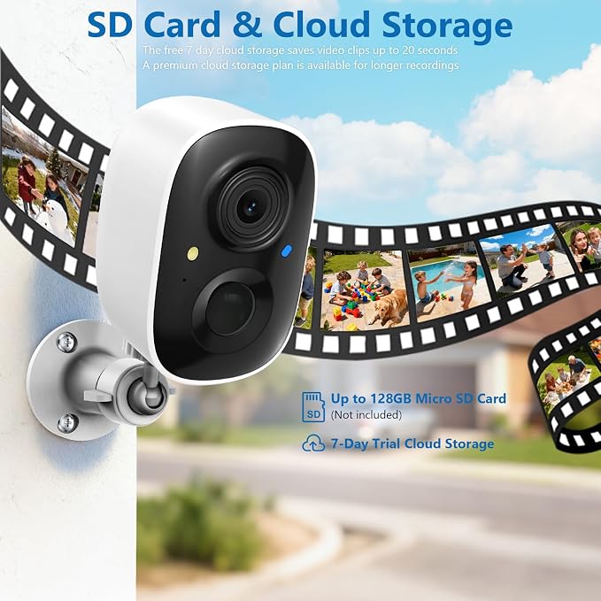 2K FHD Security Camera Wireless Outdoor Cameras - Image 4
