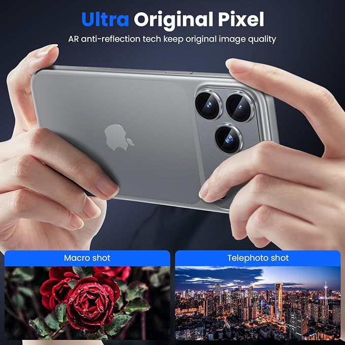 WSKEN for iPhone 17 Pro Max Camera Lens Protector, Metal Aluminum Alloy - Image 2