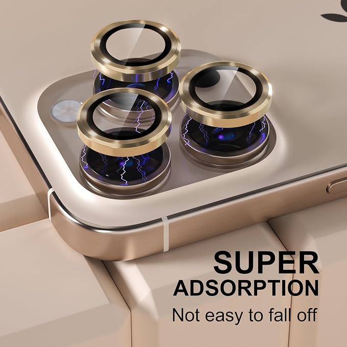 Misea Compatible for iPhone 16 Pro/iPhone 16 Pro Max Camera Lens Protector - Image 6