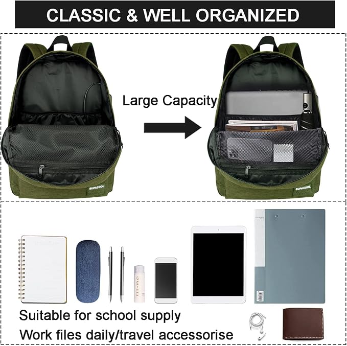 SUPACOOL Casual Laptop Backpack - Image 3