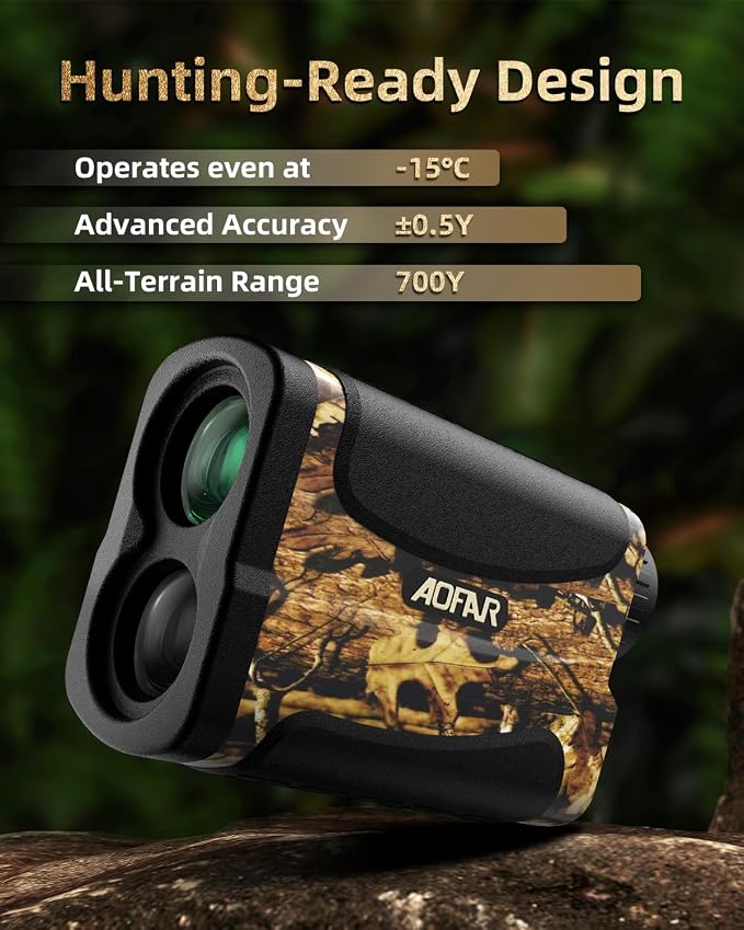 AOFAR HX-700N Hunting Range Finder 700 Yards Waterproof Archery Rangefinder - Image 2