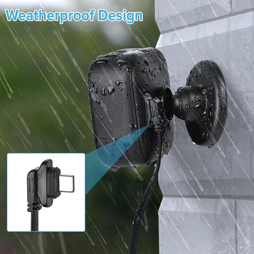 2Pack 25ft/7.5m Power Adapter for Blink Outdoor 4&&Blink XT2/XT, Weatherproof - Image 4
