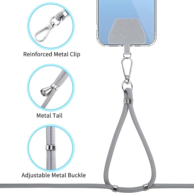 CACOE Phone Lanyard 2 Pcs-2 Pcs Adjustable Neck Strap, Universal Crossbody - Image 2
