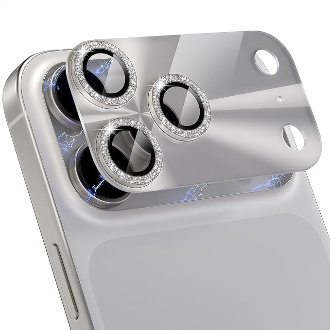 Choiche Compatible for iPhone 17 Pro Camera Lens Protector, Bling Camera Cover by Choiche