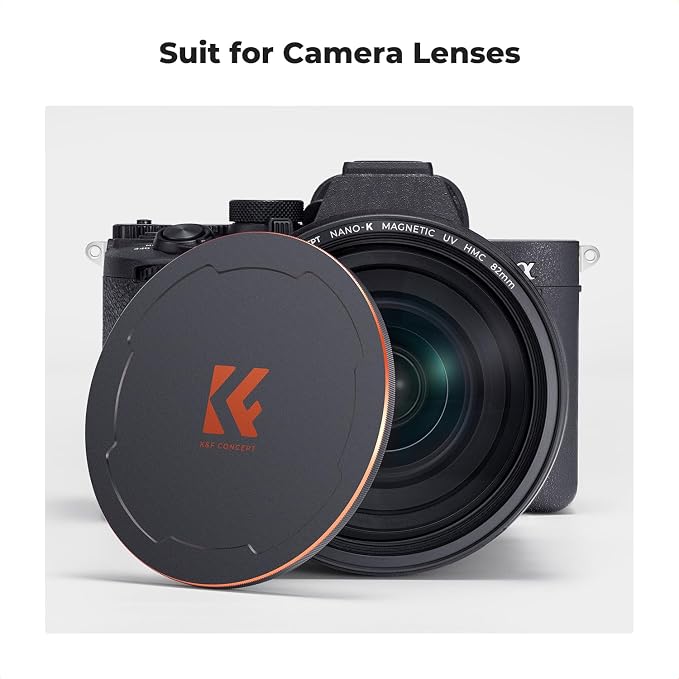 K&F CONCEPT 72mm Thread & Magnetic 2-in-1 Lens Filter Cap Only Compatible - Image 6