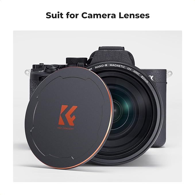 K&F CONCEPT 55mm Thread & Magnetic 2-in-1 Lens Filter Cap Only Compatible - Image 6