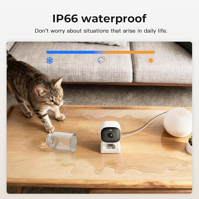 2K Cameras for Home Security Indoor/Outdoor, Inside Cameras for - Image 8