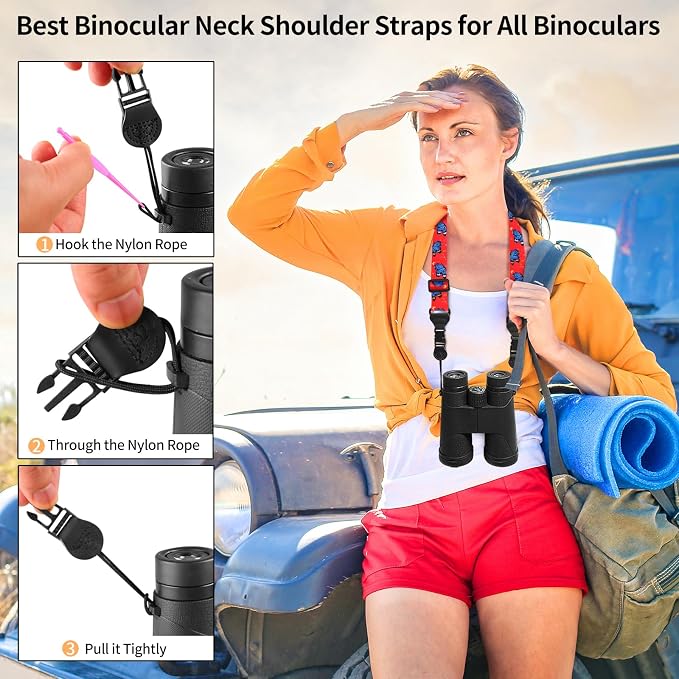 FIEIL Blue Butterfly Shoulder Strap, Adjustable Camera Strap - Image 4