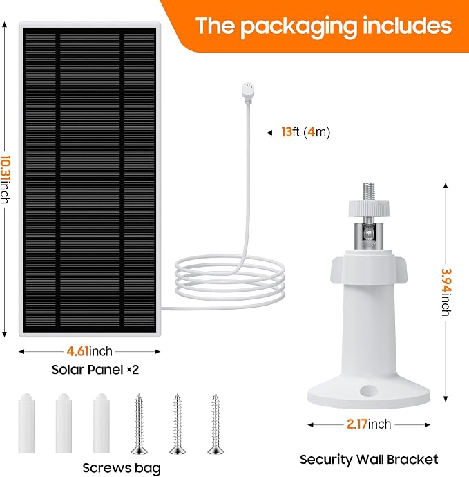 Solar Panel for Google Nest Camera, Flexible Solar Panels - Image 7