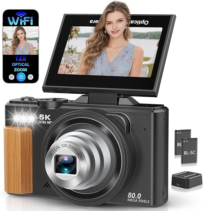 5K Digital Camera for Photography by Gavonde