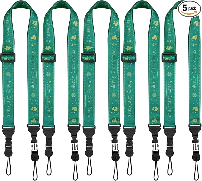 FIEIL 5Pcs Christmas iPad Strap, Adjustable Camera Neck Strap, Comfortable by FIEIL