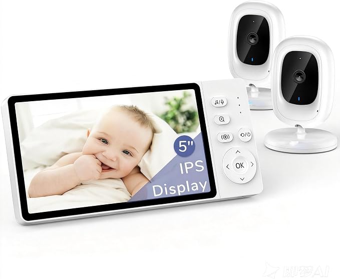 2026 1080P No WiFi Video Baby Monitor by Jeeber