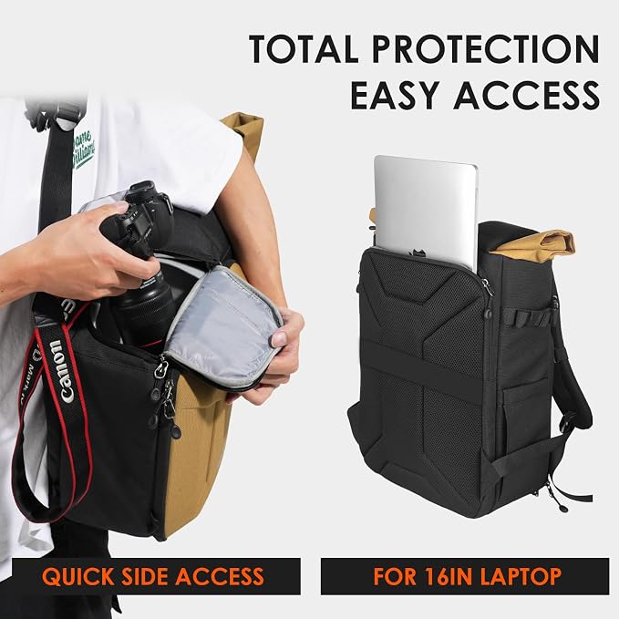 TARION Rolltop Camera Backpack - Image 3
