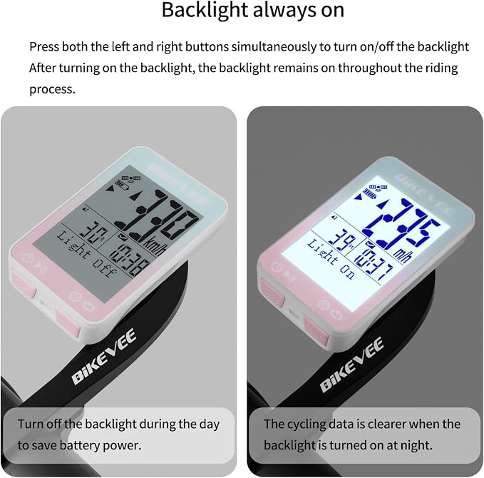 GPS Bike Computer Wireless Bicycle Speedometer Odometer 9 Languages Auto - Image 9
