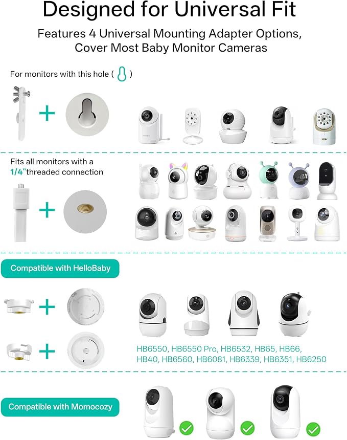 Jartoo Baby Monitor Mount Compatible - Image 2