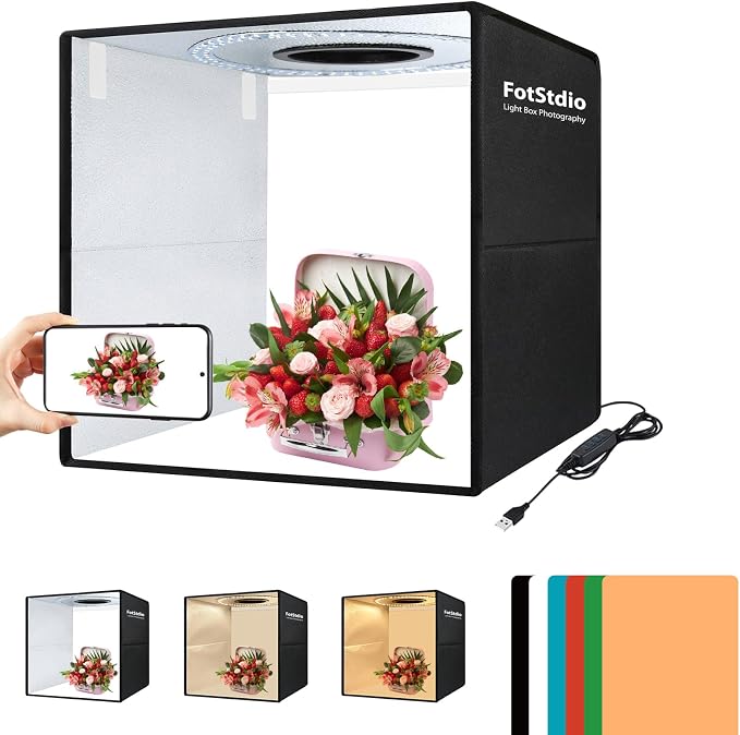Light Box Photography, 16x16 inch Large Photo Light Box by FotStdio