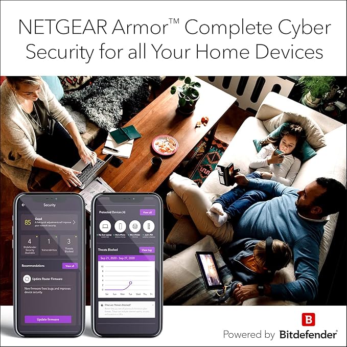 NETGEAR Nighthawk WiFi 6 Router 5-Stream Dual-Band Gigabit Router, AX2400 - Image 4