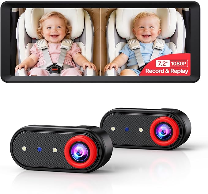 Luckview BM5 MAX 1080P HD Dual Baby Car Camera by Luckview