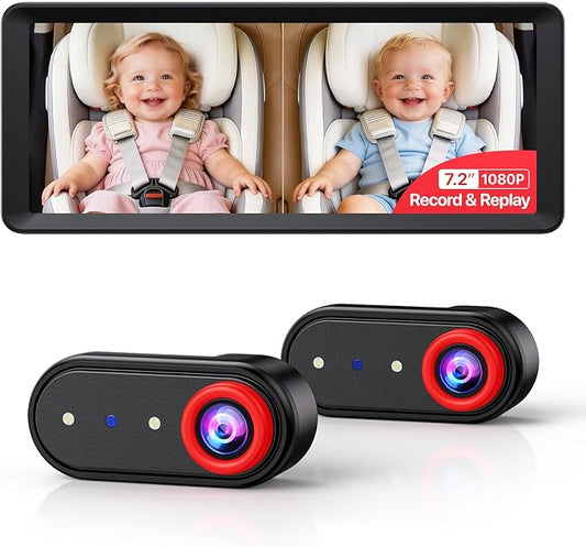 Luckview BM5 MAX 1080P HD Dual Baby Car Camera by Luckview