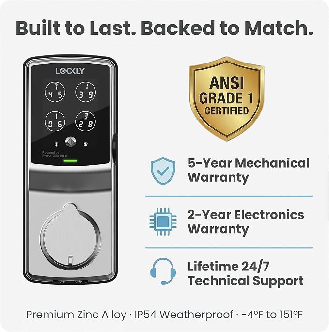 Lockly Secure Plus, Keyless Entry Door Lock, Smart Locks - Image 8