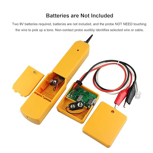 Electrical Wire Tracer Circuit Tester w/Tone Generator & Probe Kit, Cable - Image 4