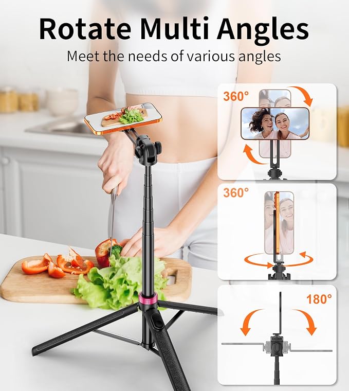 69" Monopod & Magnetic Phone Tripod - Image 3
