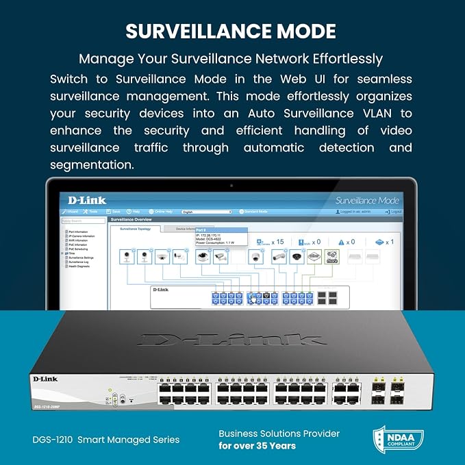 D-Link Systems 52-Port Gigabit Web Smart Switch including 4 Gigabit SFP Ports - Image 6
