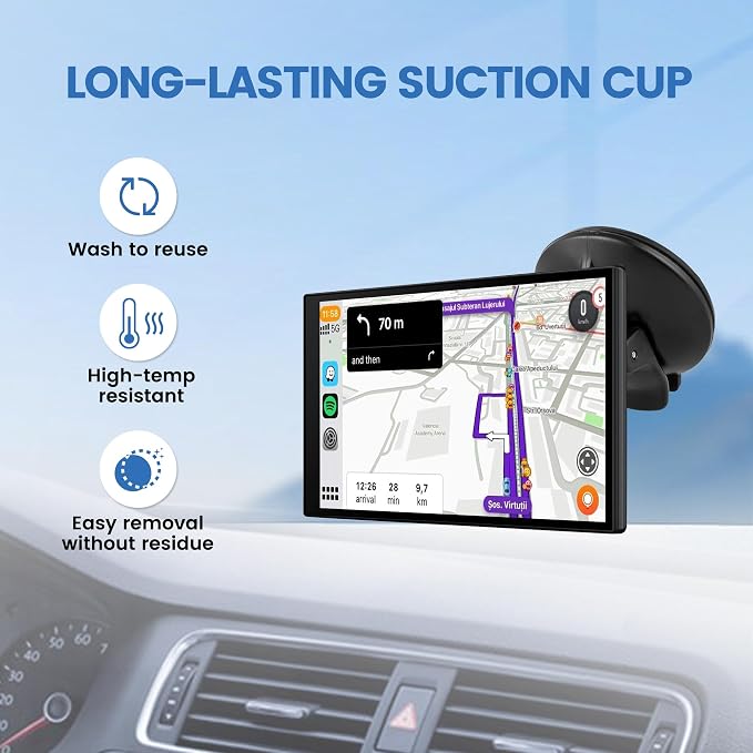 EWAY for Garmin Nuvi Drive Drivesmart Windscreen Windshield Suction Cup Mount - Image 5