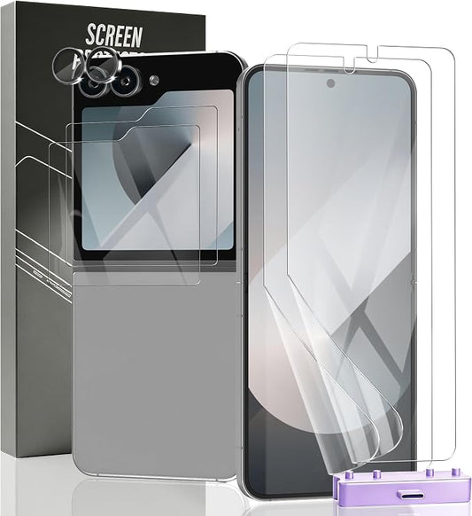 2 Pack Screen Protector for Samsung Galaxy Z Flip 6 Flexible TPU Film by Unknown