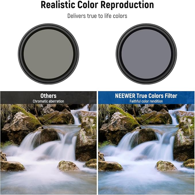 NEEWER 67mm Magnetic ND Filter Set, Variable ND2-32 Multicoated HD - Image 5