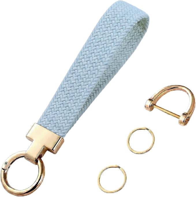 Weixiltc Keychain Wristlet for Women, Elastic Woven Lanyard by Weixiltc